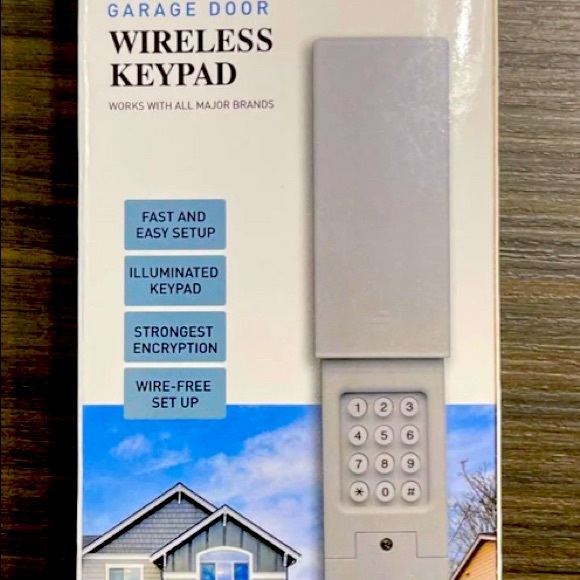 Grey wireless keypad garage doors new in box - Picture 1 of 3